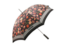 Зонт - трость "Цветы" 120 см RUL-105BK (GOUA105050BK)
